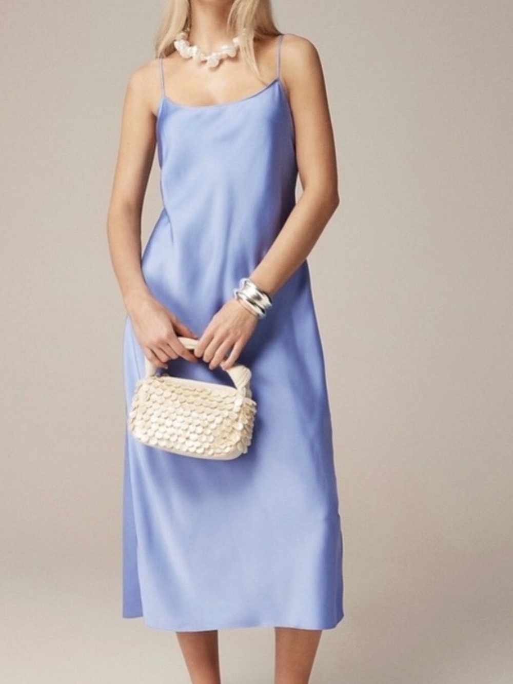 J. Crew Women’s Gwyneth Slip Dress in Luster Charmeuse - Size 00